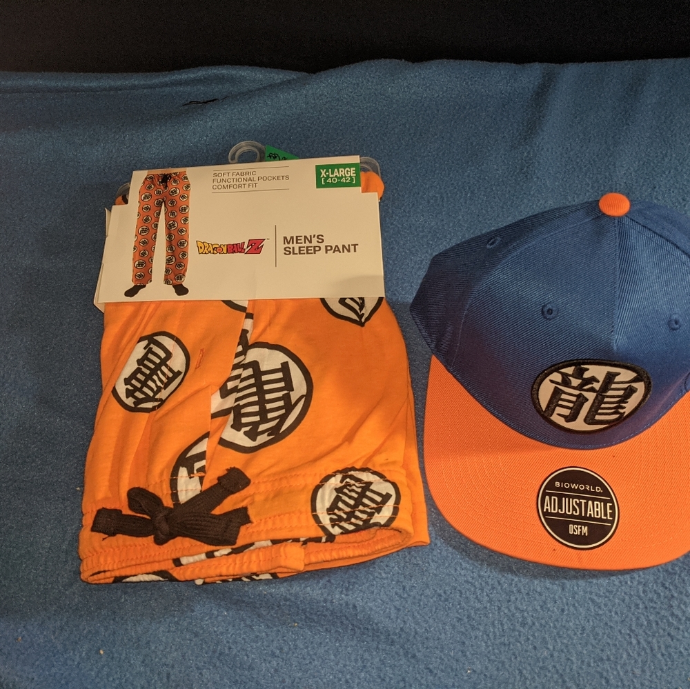 DBZ Joggers and Snapback